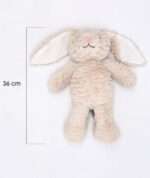 Mollis Hase Kuscheltier Baby (36cm groß) – Weiches Stofftier für Kinder & Babys – elhase – Bild 4