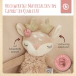 Bieco Kuscheltier Reh Ella mit Rassel | Baby Kuscheltier ab 0 Monate Stofftier Baby Plüschtier ntier – Bild 4